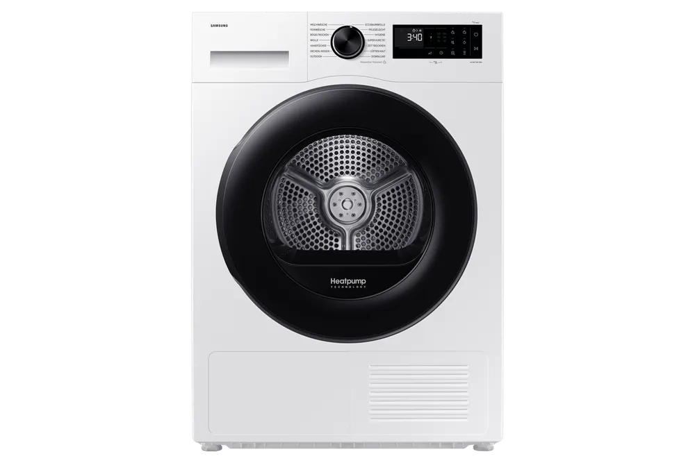 Samsung 9 kg Trockner DV5000D mit Optimal Dry, EEK: C, 9 kg Weiß