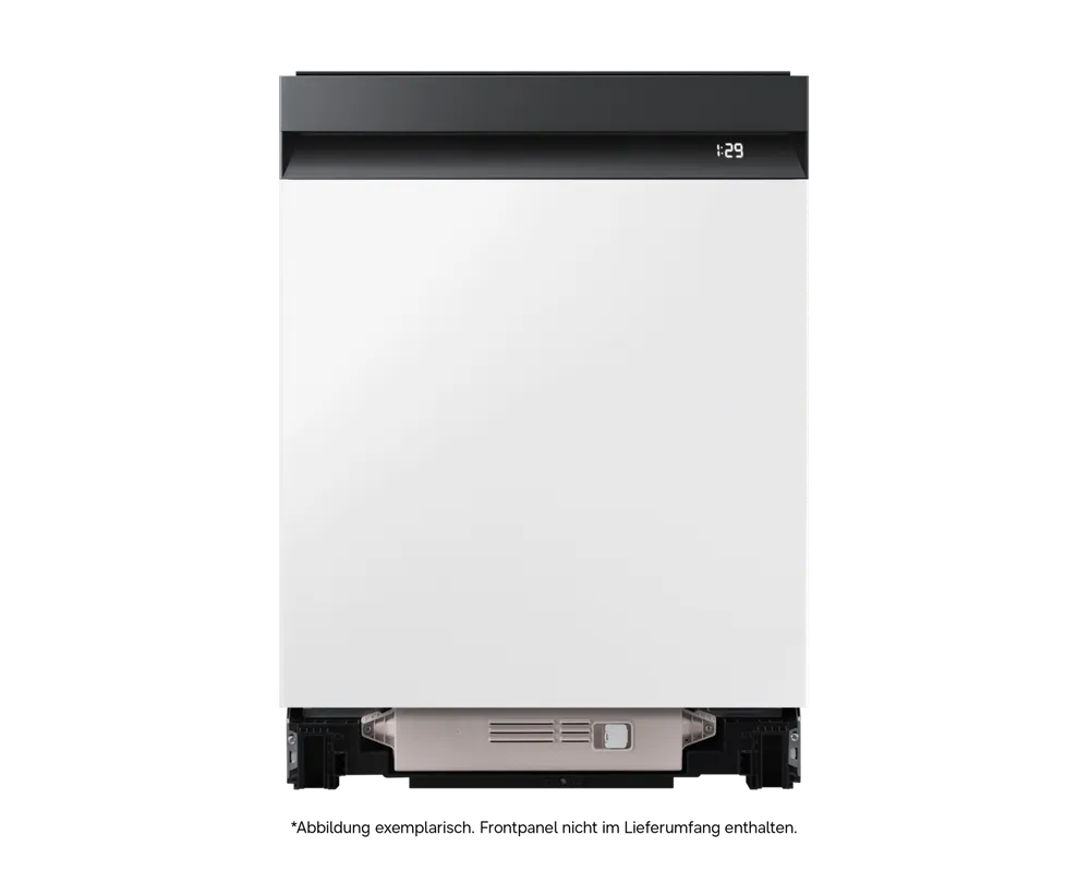 Samsung DW80H Teilintegrierbarer Geschirrspüler mit Festtürtechnik, 60 cm, EEK: A, 14 Maßgedecke Weiß