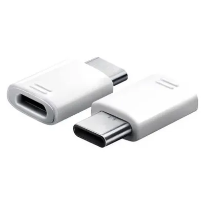 Samsung EE-GN930BWE Type-C auf Micro-USB Adapter weiss für Galaxy S9/S8 A9 A7 Note 9 8