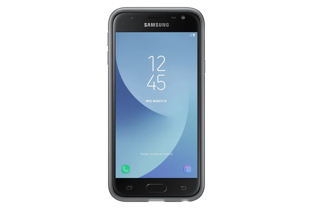 EF-AJ330 Jelly Cover für Galaxy J3 (2017) schwarz Handyhülle