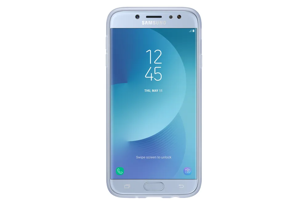 EF-AJ730 Jelly Cover für Galaxy J7 (2017) blau Handyhülle