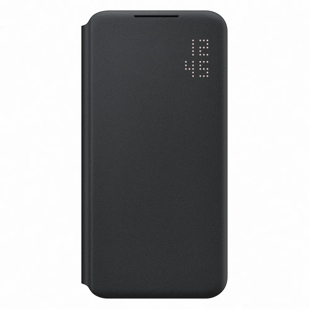 EF-NS906P LED View Cover für Galaxy S22+, Schwarz Handyhülle