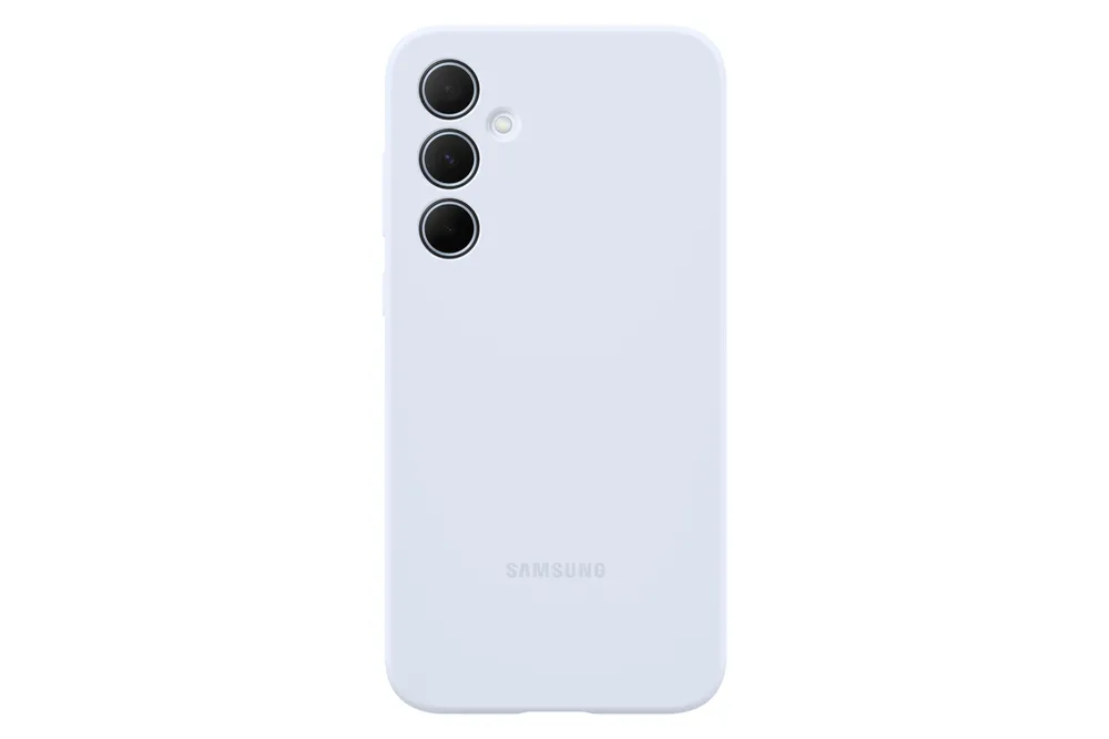 EF-PA356 für Galaxy A35 Silicone Case Light Blue Handyhülle