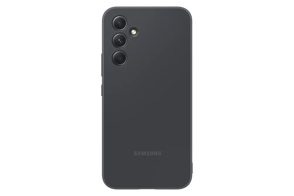EF-PA546TBEGWW Silicone Case für Galaxy A54 Black Handyhülle