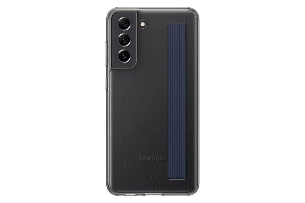 EF-XG990 Slim Strap Cover Galaxy S21 FE, schwarz Handyhülle