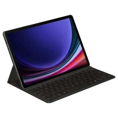 Samsung Book Cover Slim mit schwarzer Tastatur für Galaxy Tab S9