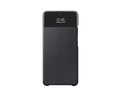 Samsung Smart S View Wallet Cover Schwarze Hülle für Samsung Galaxy A32