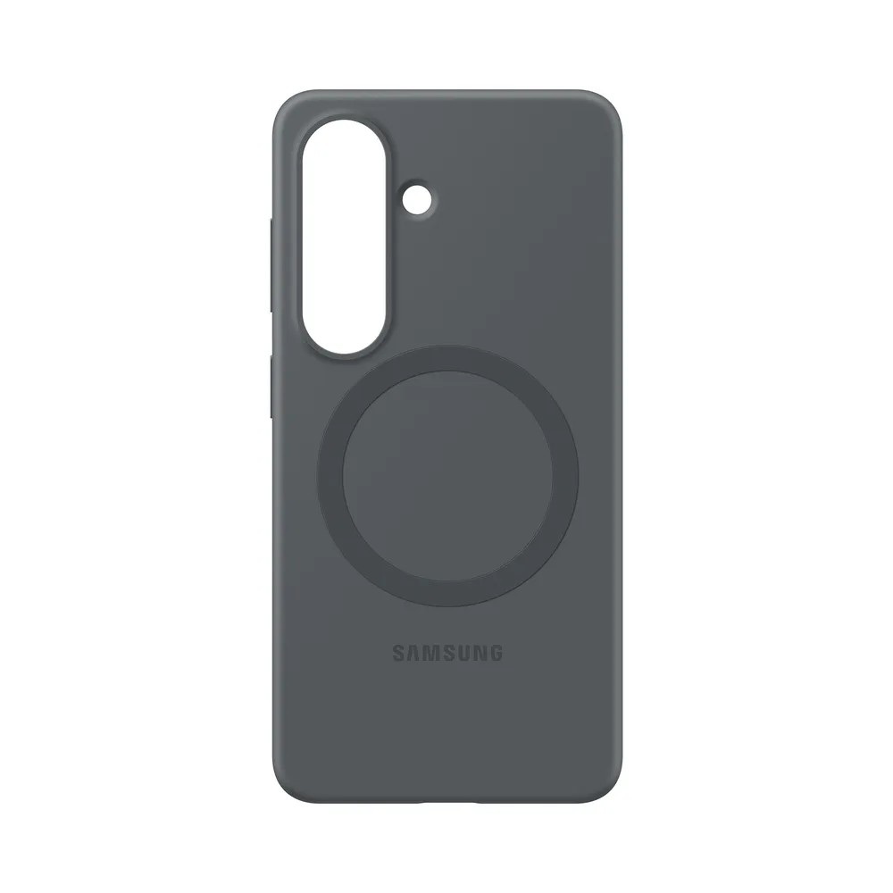 Samsung Galaxy S26 Backcover aus Silikon mit Magnet Schwarz