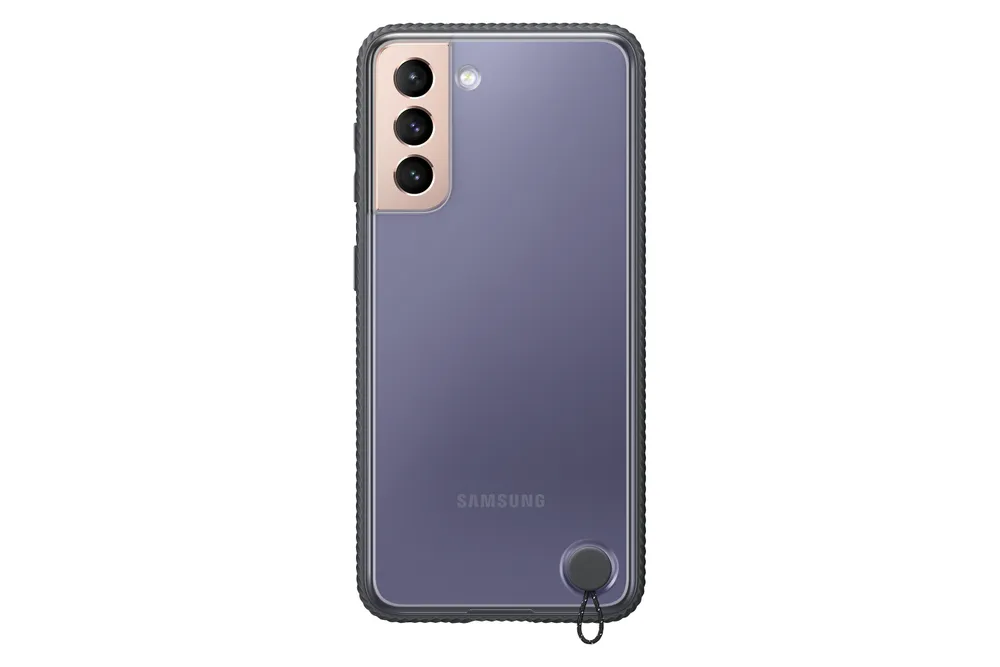 Samsung Clear Protective Cover Schwarze Hülle für Samsung Galaxy S21
