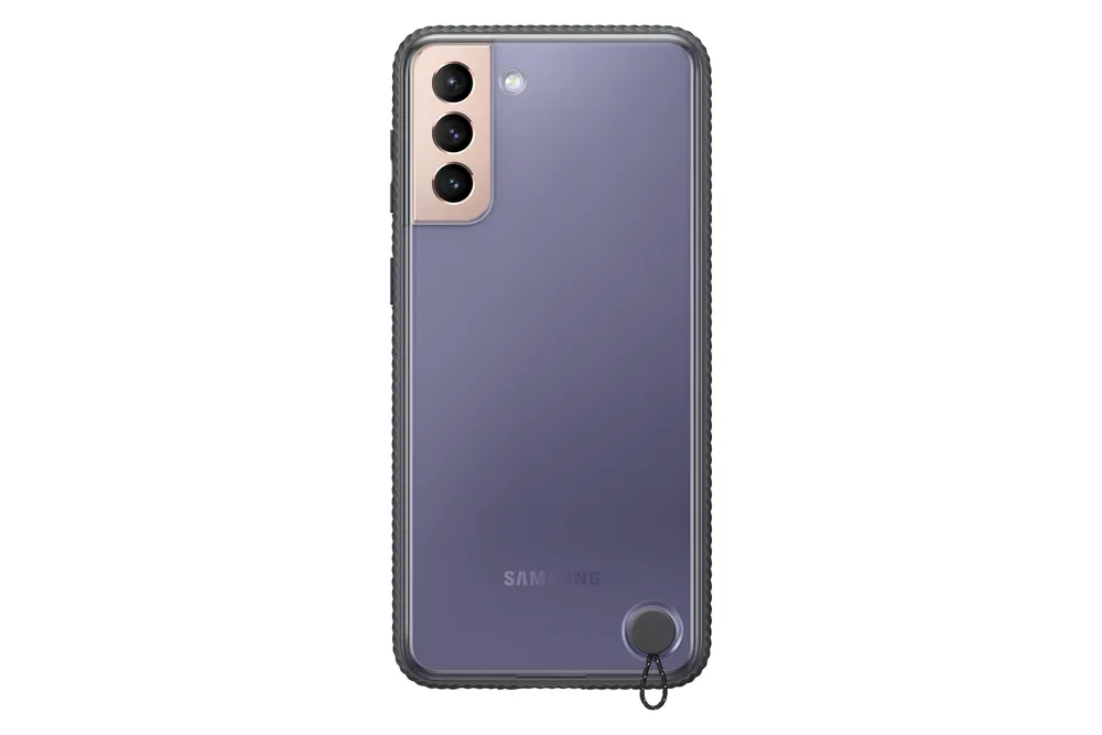 Samsung Clear Protective Cover Schwarze Hülle für Samsung Galaxy S21 Plus