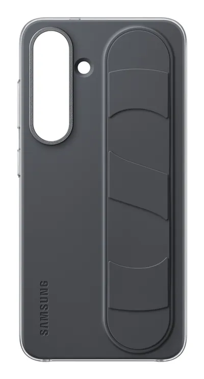 Samsung S25 Standing Grip Backcover Schwarz