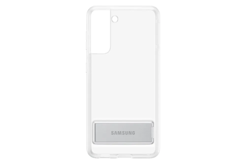 Samsung Clear Standing Cover Transparente Hülle für Samsung Galaxy S21