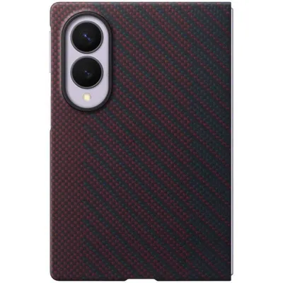 Magnetische Samsung Hülle Carbonfaser Lila für Galaxy Z Fold8