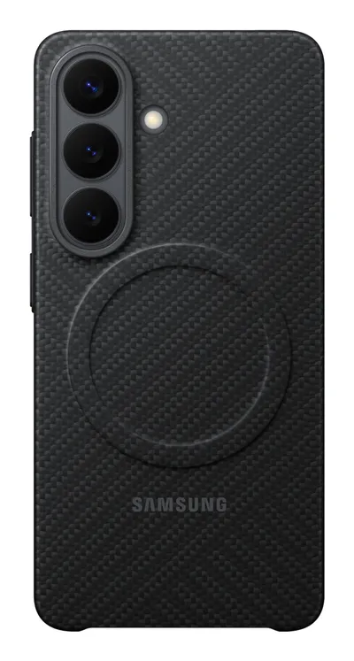 Samsung Galaxy S26 Carbon Backcover mit Magnet Schwarz