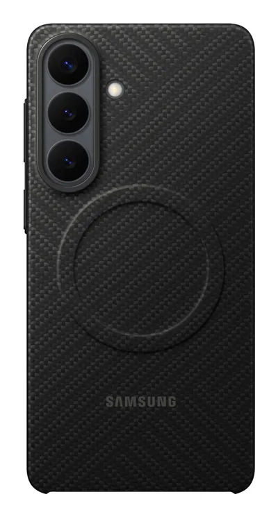 Samsung Galaxy S26 Plus Carbon Backcover mit Magnet Schwarz