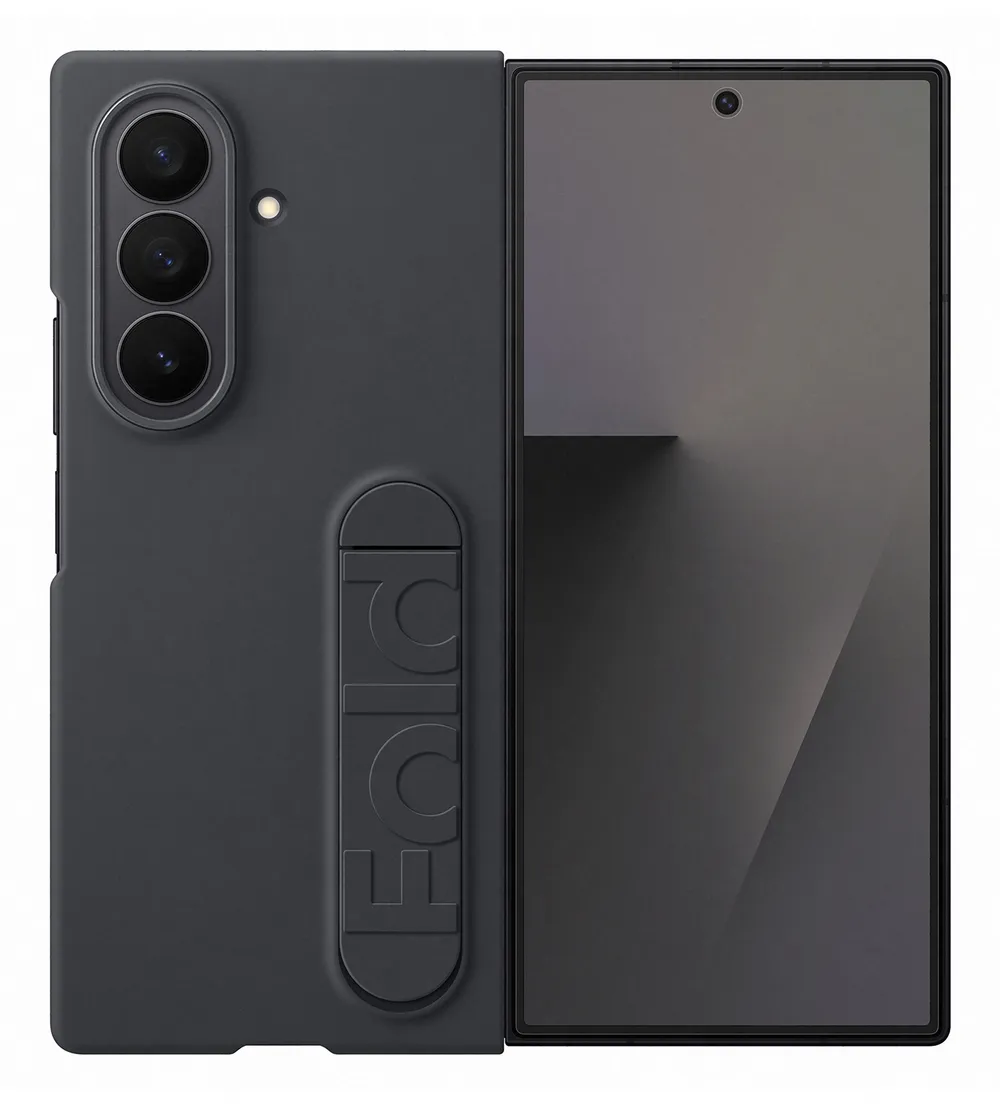 Samsung Galaxy Z Fold 7 Backcover aus Silikon Schwarz