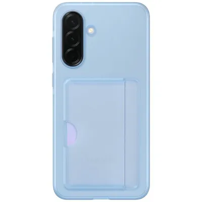Samsung – Blaue Schutzhülle mit Kartenfach für Galaxy A36 5G