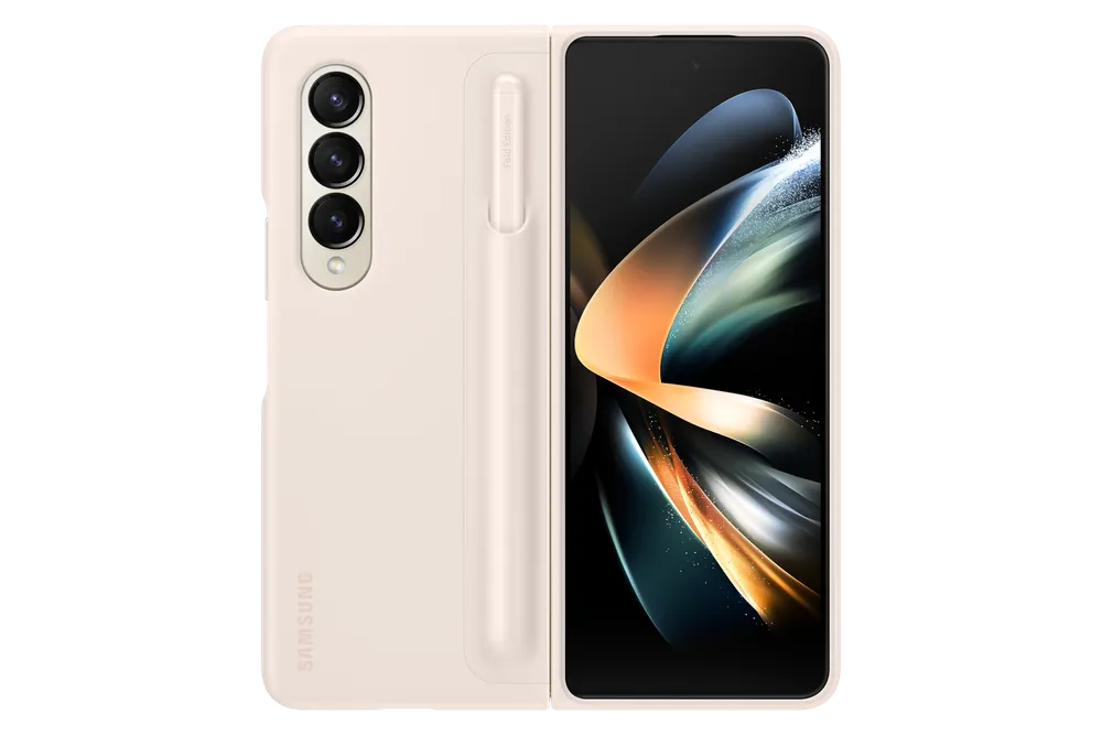 Samsung Standing Cover with Pen EF-OF93P für das Galaxy Z Fold4 Sand
