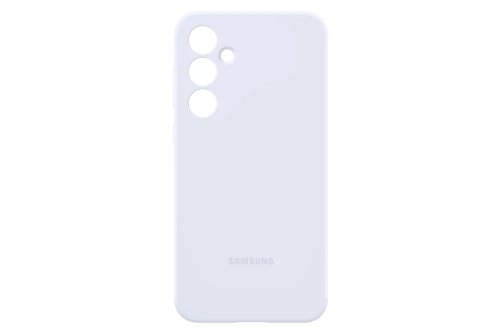 EF-PA556 für Galaxy A55 Silicone Case Light Blue Handyhülle