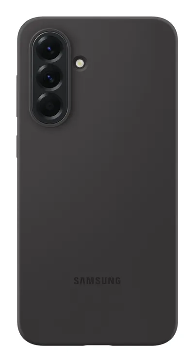 Samsung Galaxy A56 Backcover aus Silikon Schwarz