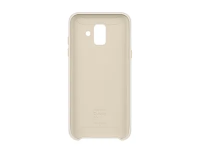 Samsung Dual Layer Cover Gold für Samsung Galaxy A6