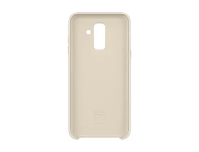 Samsung Dual Layer Gold Cover für Samsung Galaxy A6 Plus