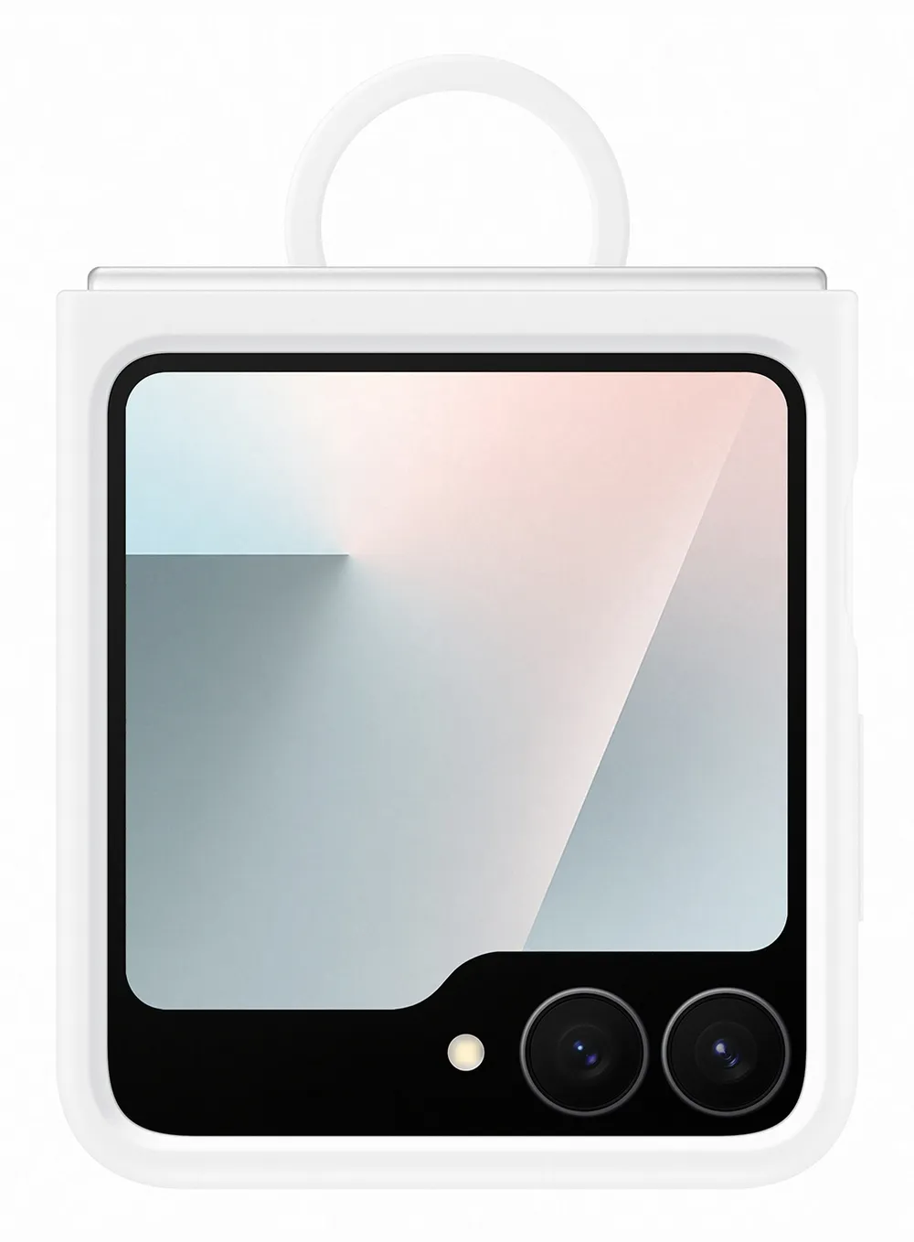 Samsung Galaxy Z Flip 7 FE Backcover aus Silikon Weiß