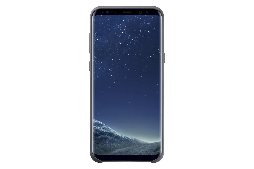 Samsung EF-PG955T Schwarze Silikonhülle für Samsung Galaxy S8 Plus
