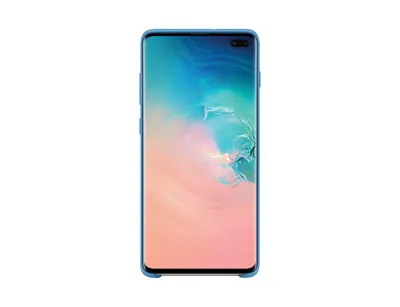Samsung Silikonhülle Blau für Samsung Galaxy S10 Plus