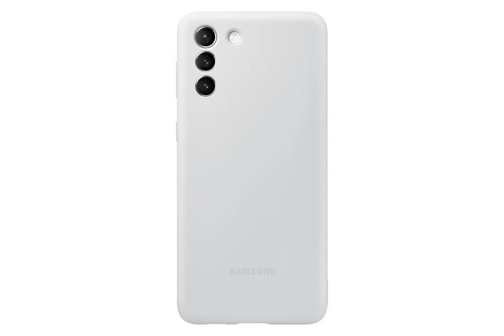 Samsung Silikonhülle Grau für Samsung Galaxy S21 Plus