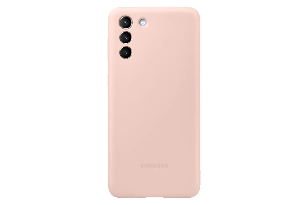 Samsung Silikonhülle Rosa für Samsung Galaxy S21 Plus