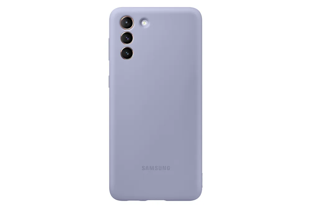 Samsung Silikon Cover Case Violett für Samsung Galaxy S21 Plus