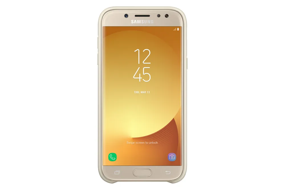 Samsung Dual Layer Cover Gold für Galaxy J5 2017