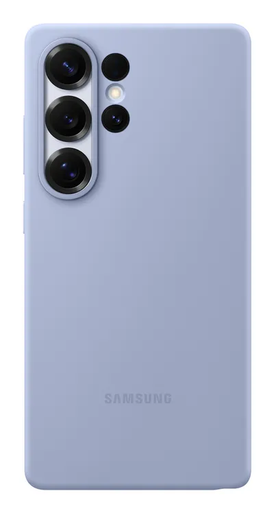 Samsung Galaxy S25 Ultra Backcover aus Silikon Hellblau
