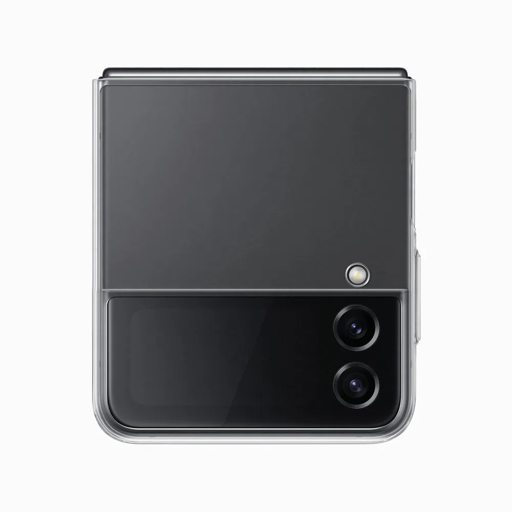 Samsung Clear Slim Cover für Galaxy Z Flip 4, transparent Handyhülle