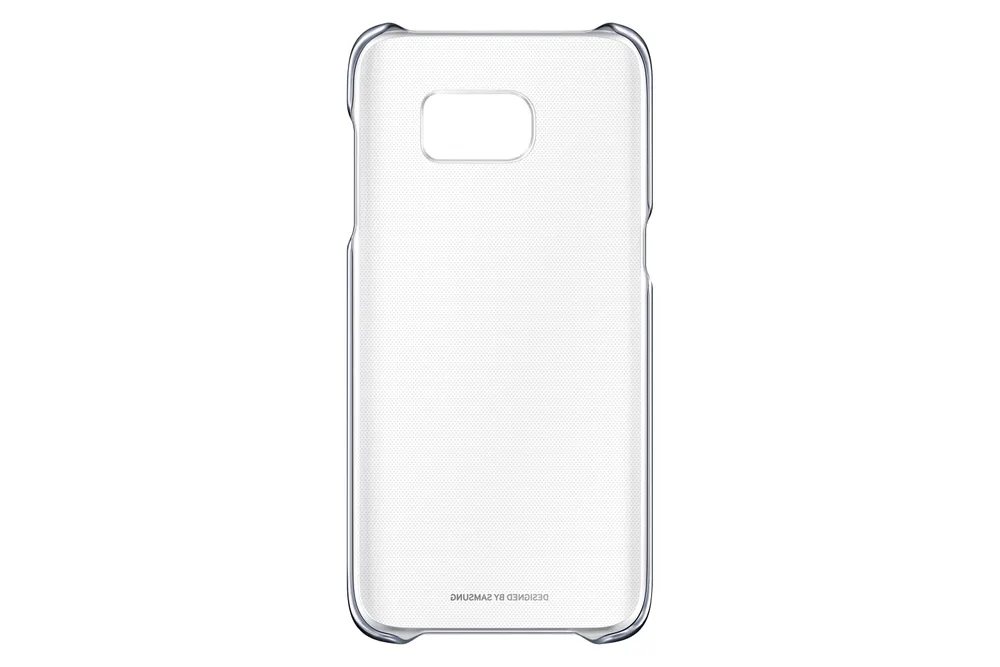 Samsung Clear Cover Transparente und schwarze Hülle für Samsung Galaxy S7 Edge