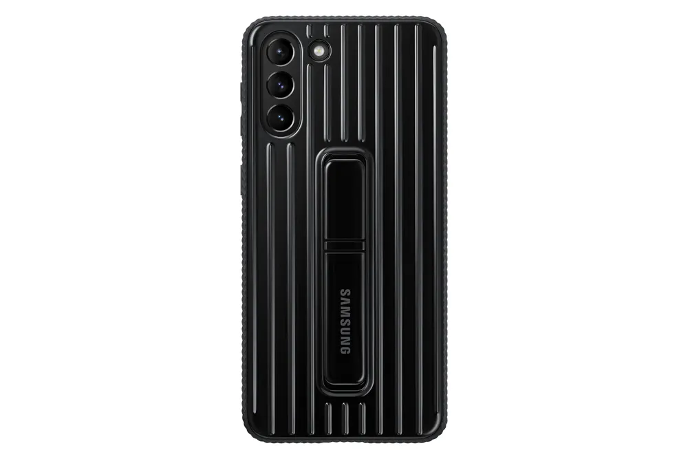 Samsung Protective Standing Cover Schwarzes Hardcase für Samsung Galaxy S21 Plus