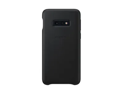 Samsung Lederhülle Schwarz für Samsung Galaxy S10e