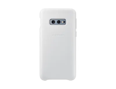 Samsung Lederhülle Weiß für Samsung Galaxy S10e