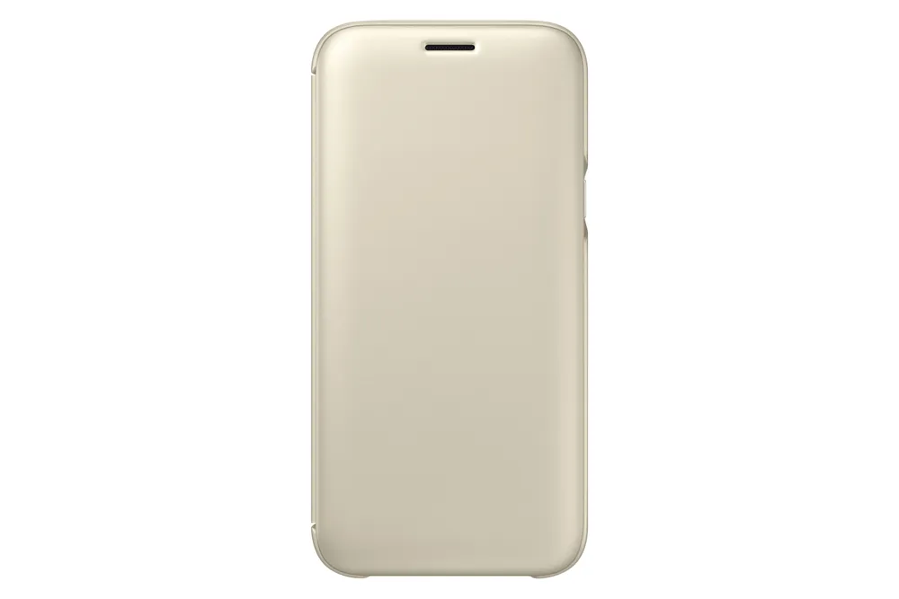 Samsung Gold Wallet Cover für Galaxy J5 2017