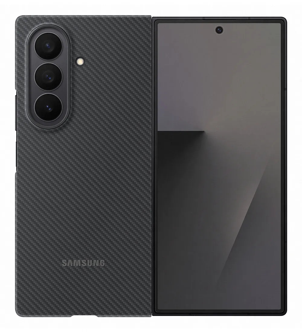 Samsung Galaxy Z Fold7 Carbon Backcover Schwarz