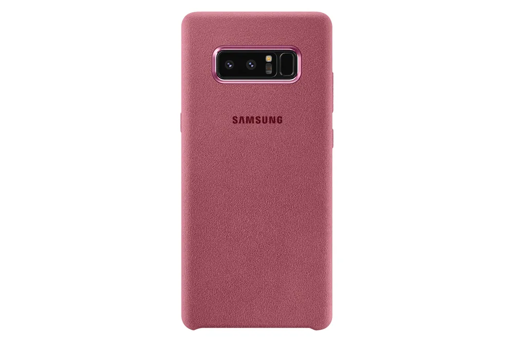 Samsung Alcantara Cover Pink für Galaxy Note 8