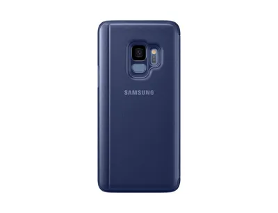 Samsung EF-ZG960 Clear View Standing Cover Blau für Samsung Galaxy S9