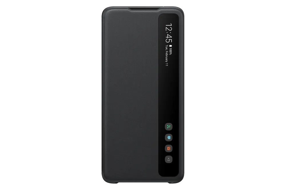 Handyhülle Samsung EF-ZG988 Folio Schwarz Kratzfest für Galaxy S20 Ultra
