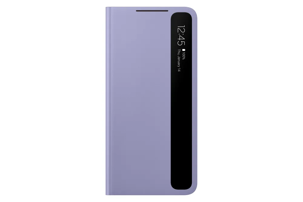 Samsung Clear View Case Lila für Galaxy S21 Plus