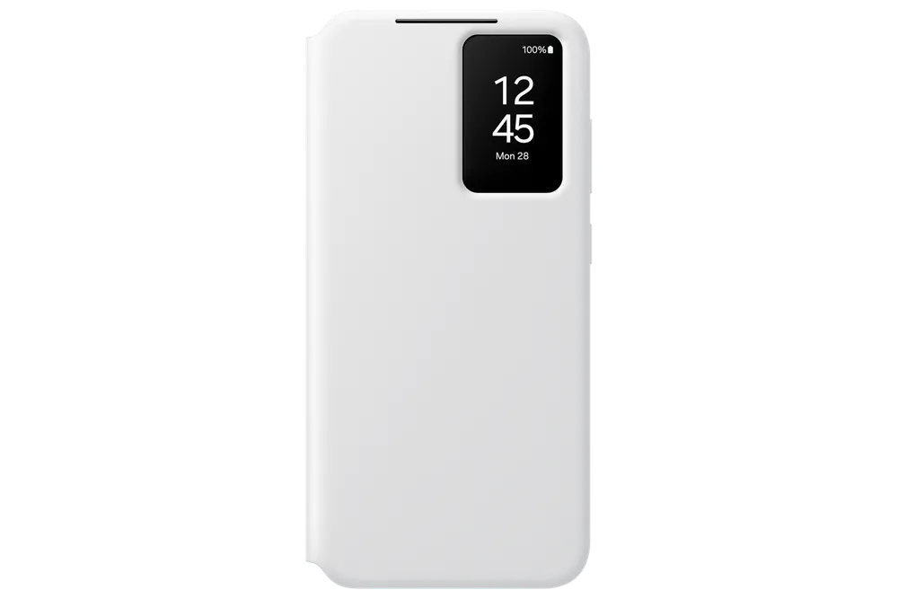 Samsung Smart View Wallet Case EF-ZS721 für das Galaxy S24 FE White