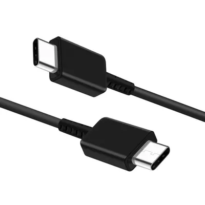 Samsung EP-DX310JB USB-C-auf-USB-C-Kabel, 60 W, Laden und Synchronisieren, 1,8 m, Schwarz