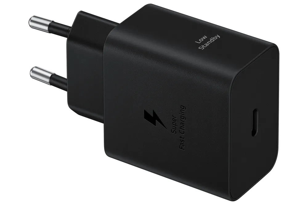 Samsung Super Fast Charging Ladegerät 45 W Schwarz + USB-C-Kabel 1,8 m Schwarz Kunststoff