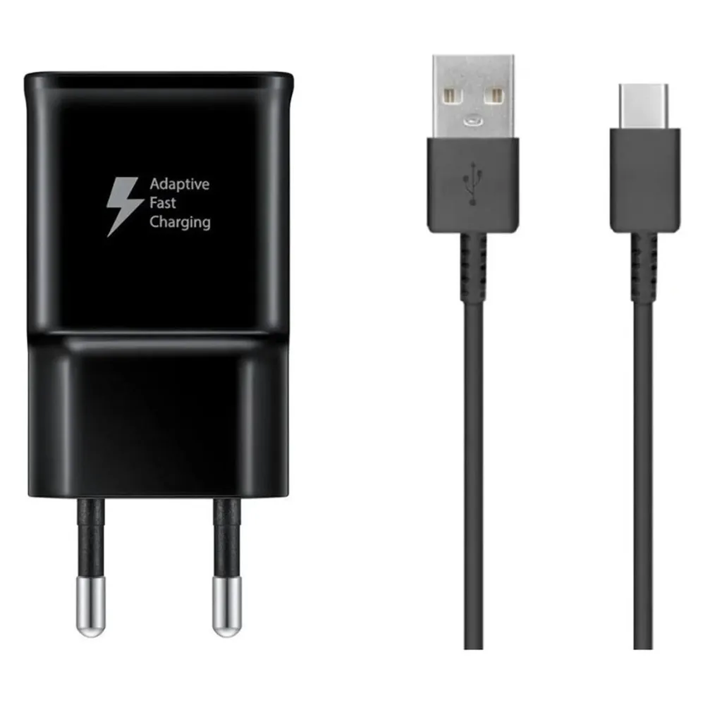 Samsung EP-TA200EBE Fast Charger Set With EP-DR140ABE Cable