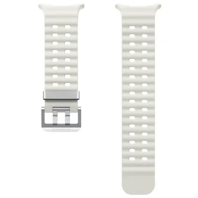 Samsung Marine Band Weißes Armband für Galaxy Watch Ultra